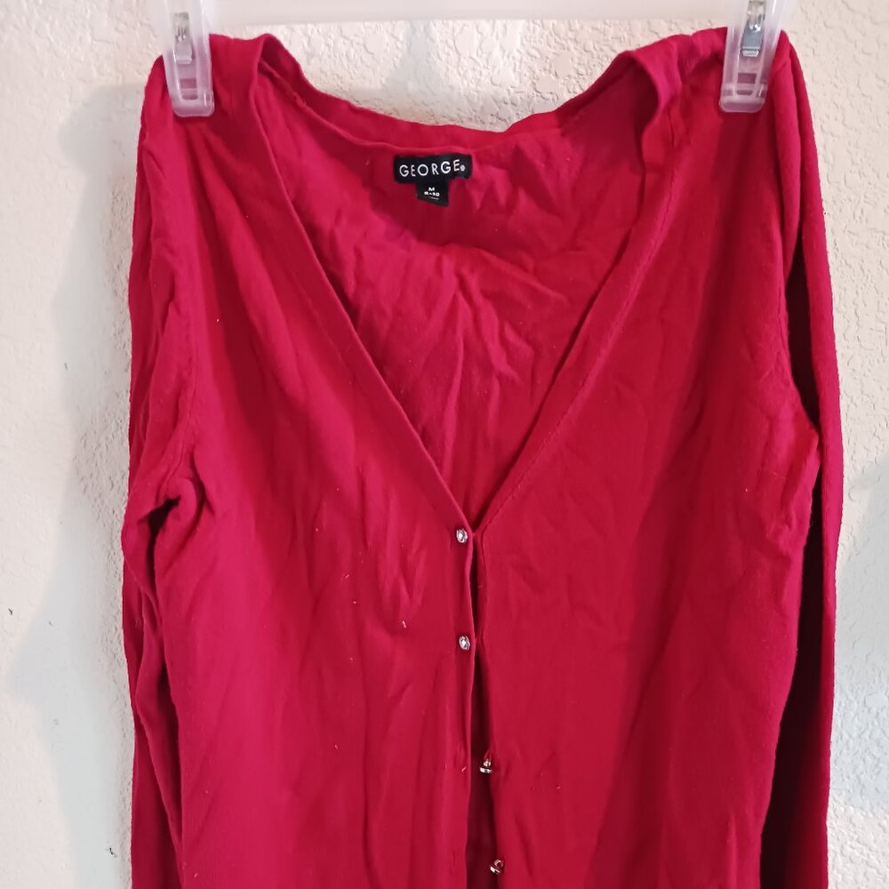 Red button up